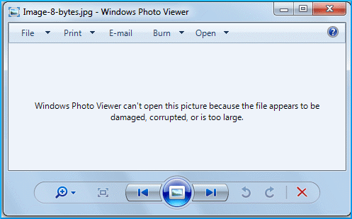 open JPEG file