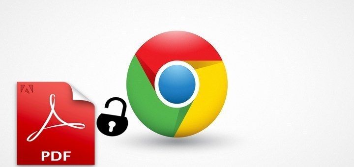 Unlock PDF without password by using with Google Chrome