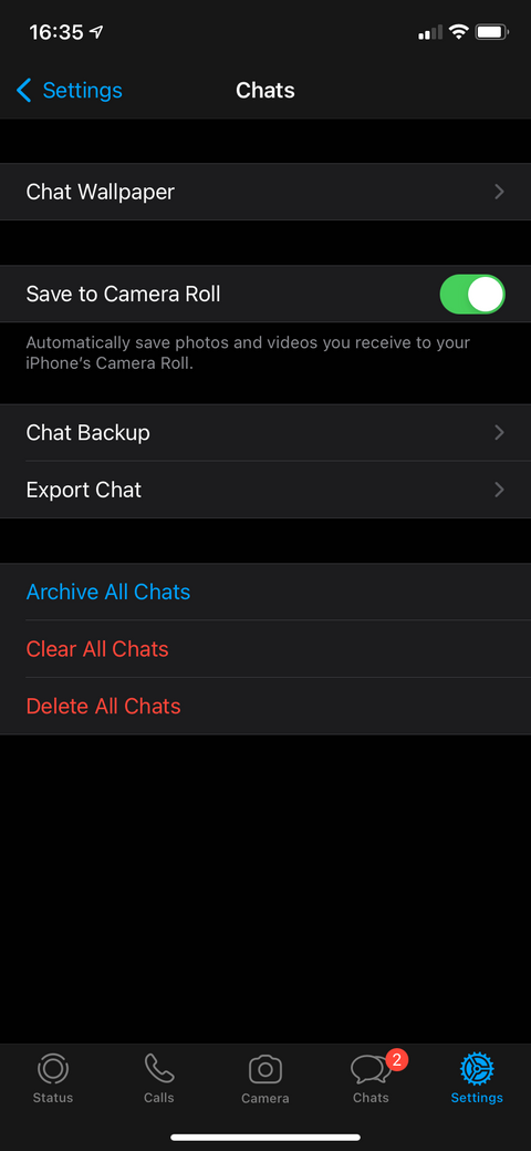 whatsapp chat backup